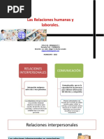 SEMANA 3 - Las Relaciones Humanas y Laborales