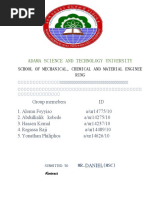 Lathe Machine Lab Report 1