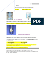 9.2 Solubility Equilibria Teacher