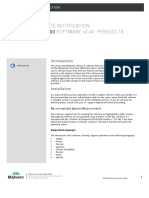 Software Update Notification For Mastersizer 3000 v3.40 (PSS0223-18)