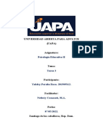 Tarea #3 Psicologia Educativa II