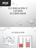 Fluidización y Lechos Fluidizados