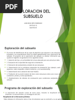 Exploracion Del Subsuelo