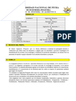 Silabo Ingenieria de Alimentos Ii 2022 I Rap 0K