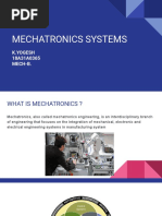 Mechatronics Systems: K.Yogesh 18A31A0365 Mech-B