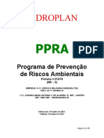 PPRA Vidro Plan Atualizado 2015