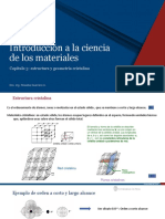 ICM - Capítulo III Estructura Cristalina