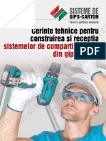 Cerinte Tehnice Pentru Construirea Si Receptia Sistemelor de Compartimentare Din Gipscarton