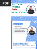 Political Parties - PYQs and MCQs