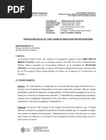 Carpeta Fiscal 186-2021 - Disposicion #15 - Conslusion de La Investigacion Preparatoria