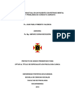 Intervención Conductual en Un Paciente Con Retraso Mental Grave y Conducta Agresiva