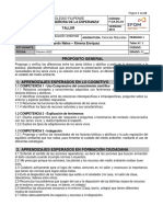 Taller 3 - Ciencias Naturales 1P