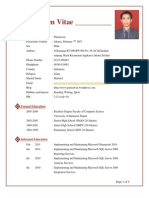 Curriculum Vitae - : Personal Details