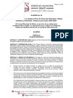 PDM Sibate Solidario y Sostenible. Gobierno para Todos 2020-2024