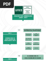 English For Criminology 2020 - 2021