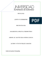 Analisis de La Pelicula Trainspotting