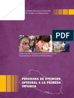 Programa Atencion Primera Infancia 2017