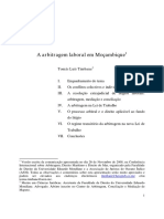 A Arbitragem Laboral em Moçambique