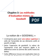 Chapitre 3 Le GOODWILL