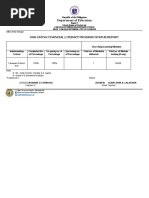 Department of Education: Cha-Ching Financial Literacy Program Status Report