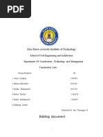 Bidding Document: Dire-Dawa Niversity Institute of Technology