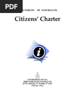 Panchayat Citizen Charter