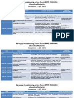 BPAT Training Schedule