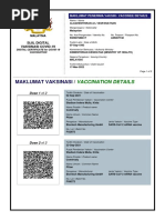 Maklumat Vaksinasi: Vaccination Details