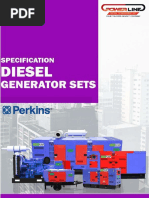 Genset Perkins 30 KVA