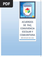 Acuerdos de Paz, Convivencia Escolar y Comunitaria