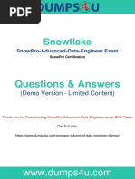 Snowflake: Questions & Answers