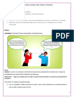 Ejercicios Coherencia y Cohesion para Sexto y Septimo