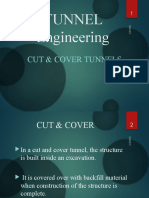 Cut and Cover Tunnels