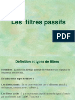 Cours Filtres Presentation