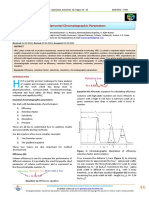 Fundamental Chromatographic Parameters: Review Article