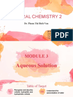 Module 3 - Aqueous Solution