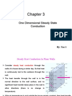 One Dimensional Steady State Conduction: By: Taz 1