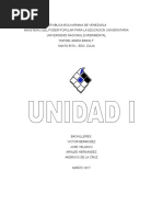 UNIDAD I.docx - TRABAJO SOBRE ISLR