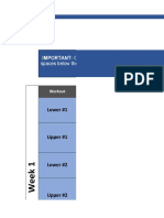 Upper Lower Program - 6x