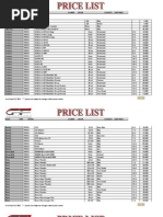 Gti Price List