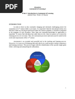 Edassl2 Assessment of Learning 2 Week 1: Introduction To Assessment of Learning