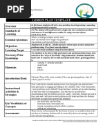 Blank Lesson Plan Template 2021