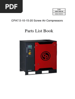 Parts List Book: CPA7.5-10-15-20 Screw Air Compressors