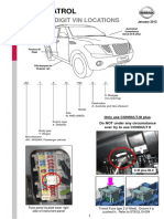 Y62 Patrol: 17 Digit Vin Locations