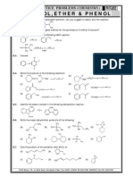 Alcohol, Ether & Phenol: Chapter Practice Problems