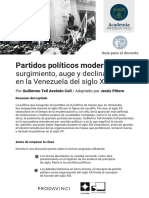 Partidos Políticos Modernos - Guía de Profesores