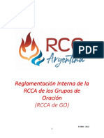 Reglamentación Interna de La RCCA de GO