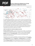 Orden de Batalla de La Operación Barbarroja 22 de Junio de 1941 3a Grupo de Ejércitos Centro