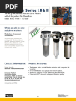 Tanktopper Series I, II & III: Tanktop Mounted Return Line Filters With Integrated Air Breather Max. 650 I/min - 10 Bar