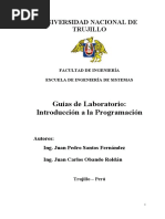 Guía Laboratorio - Introducción A La Programación - C++ - Ingenieria